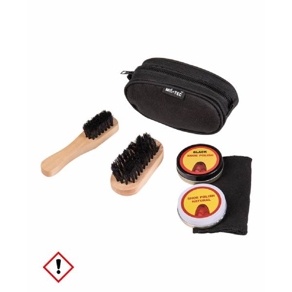 Kit pulizia scarpe nere - Mil-Tec