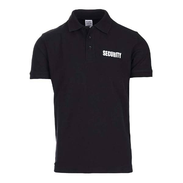Polo Security - Nero - Fostex Garments