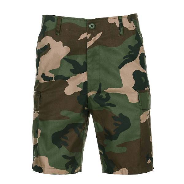 BDU Shorts pantaloni corti militari - Woodland - Fostex Garments