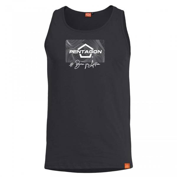 Canottiera Astir Contour Nero - Pentagon