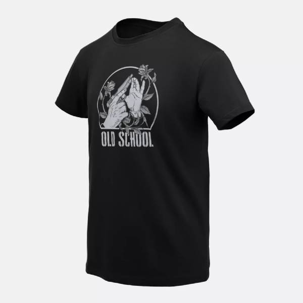T-Shirt Old School - Nero - Helikon-Tex