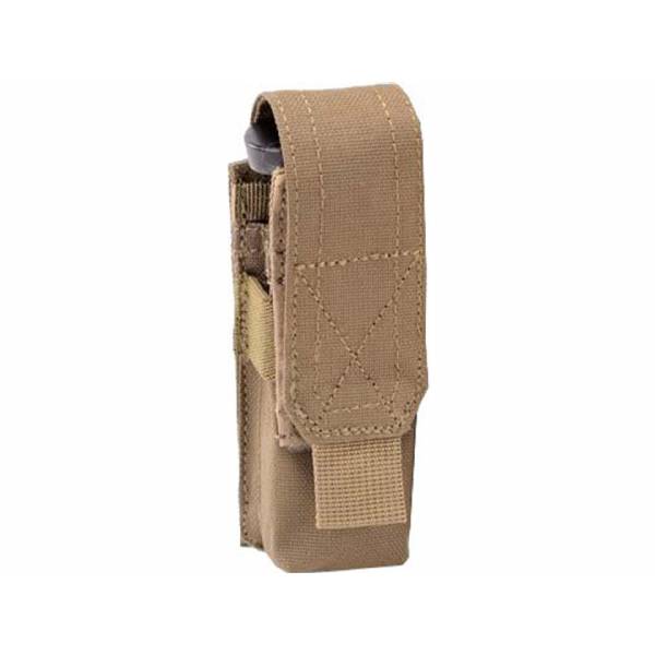 Porta caricatore singolo 9mm, sistema MOLLE - Coyote Tan - Outac