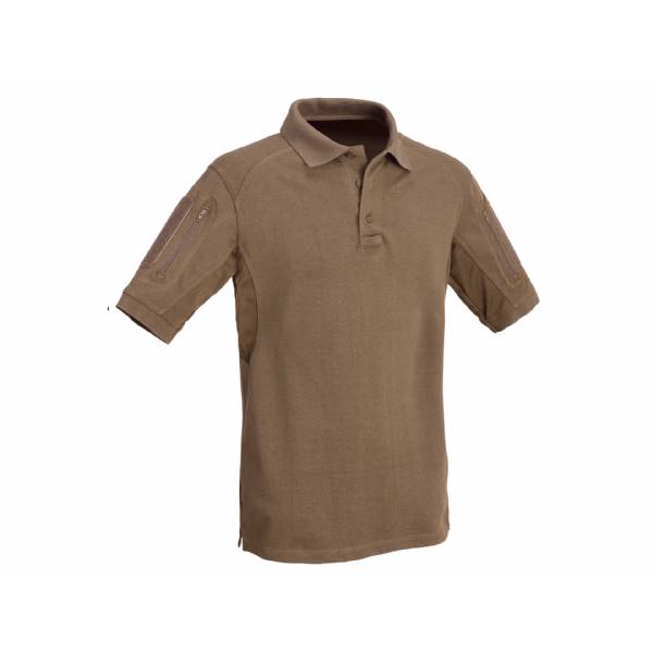 Polo tattica a maniche corte con tasche - Coyote Brown - Defcon5