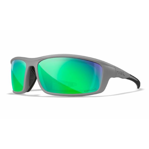 Occhiali da sole WX Grid Captivate Polarized Green Mirror - Wiley X