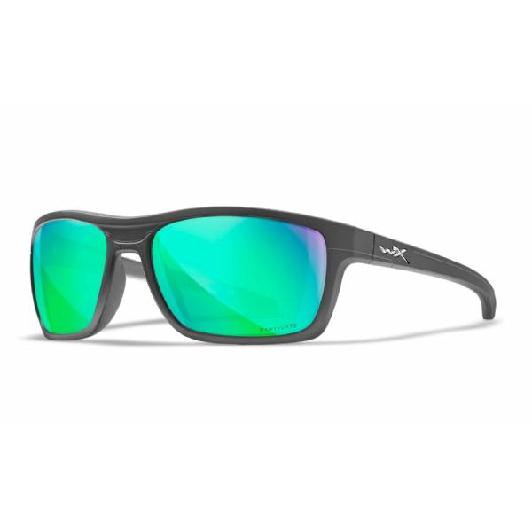 Occhiali da sole WX Kingpin Captivate Polarized Green Mirror - Wiley X