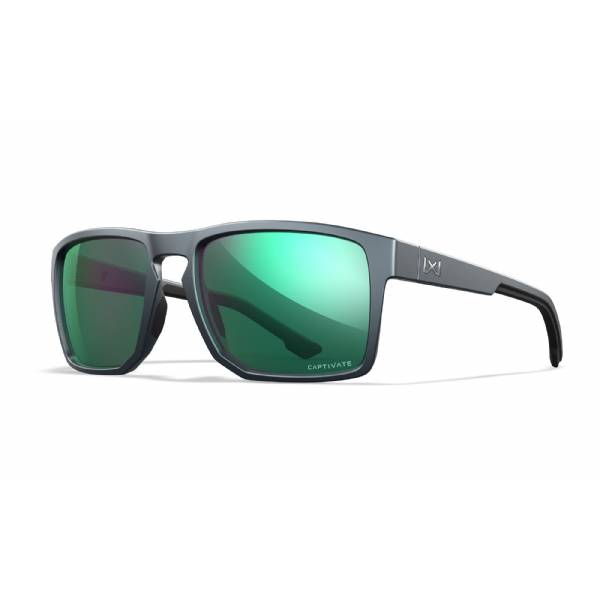 Occhiali da sole WX Founder Captivate Polarized Green Mirror - Wiley X