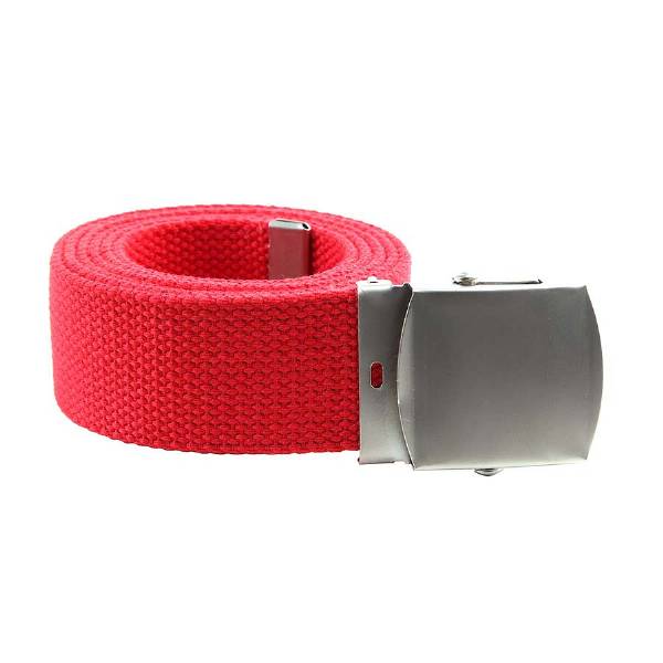 Cintura in tela Web Belt - Rosso - Fostex Garments