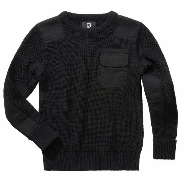 Kid Bw Pullover - Nero - Brandit