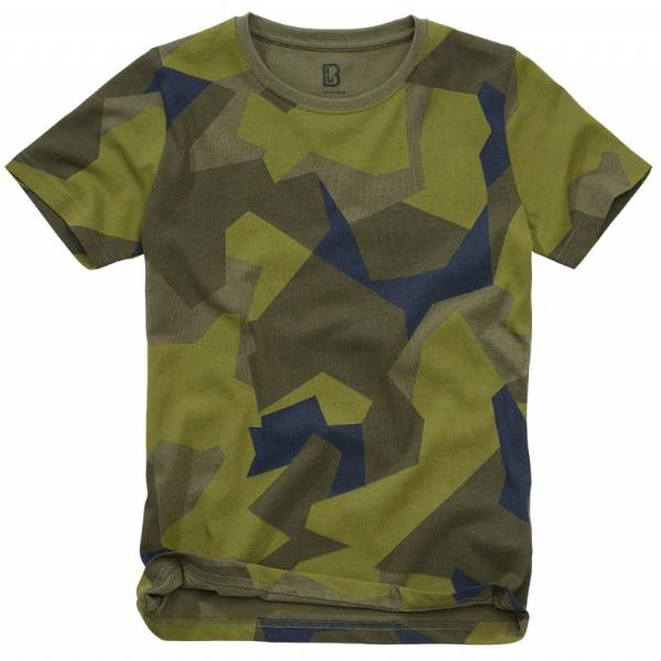 T-Shirt bambino - Swedish Camo - Brandit