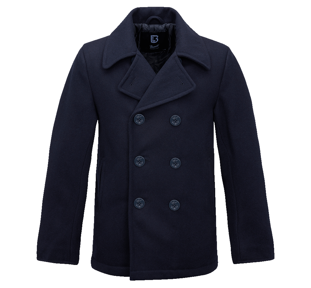Giacca Pea-Coat - Navy Blue - Brandit