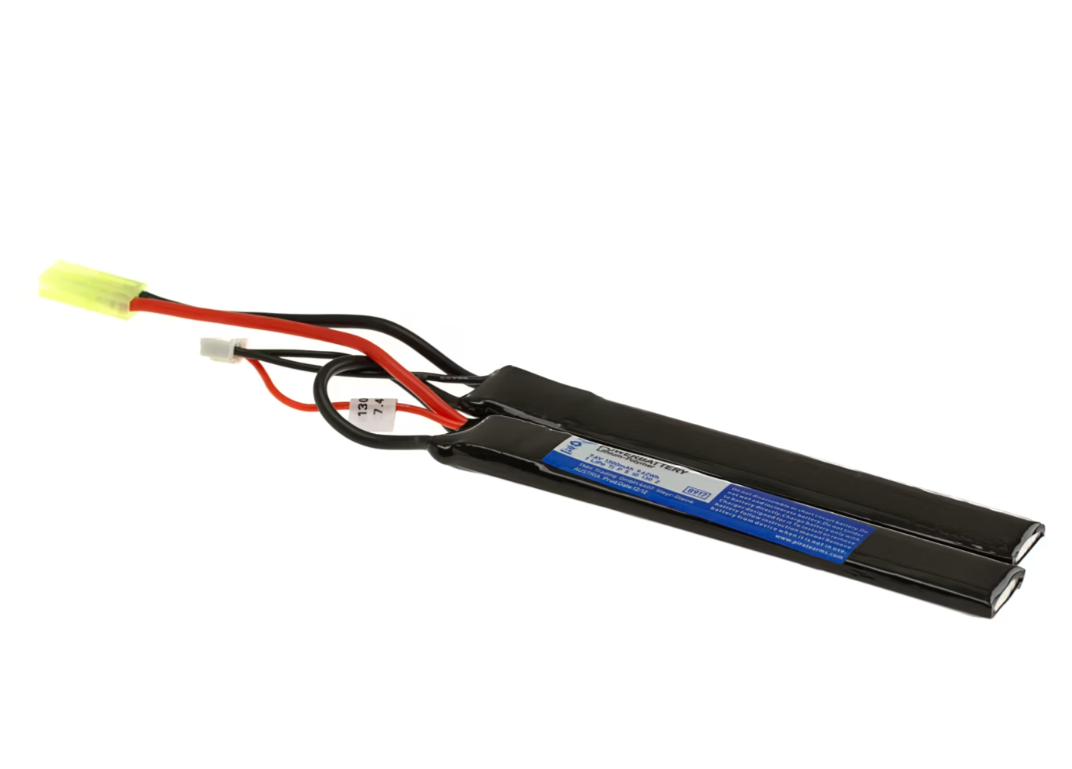 Batteria Li-Po 7.4V 1300mAh 20C Twin Type - Pirate Arms