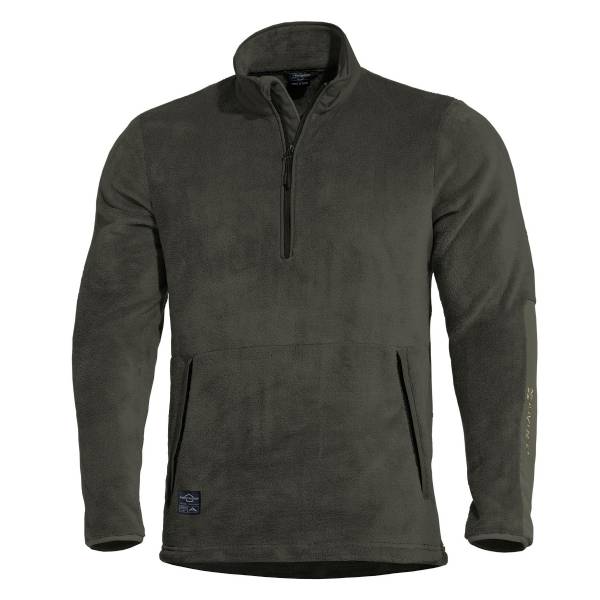 Felpa in Pile con Cerniera Grizzly - RAL7013 - Pentagon