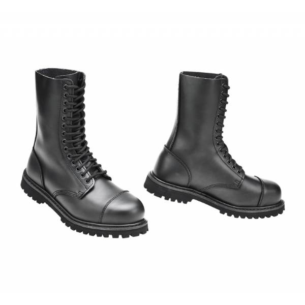 Anfibi Militari in Pelle Phantom 14 Buchi - Brandit