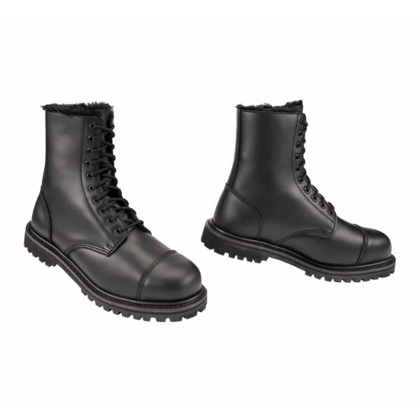 Anfibi Vera Pelle Imbottiti Phantom Fur 10 buchi - Brandit