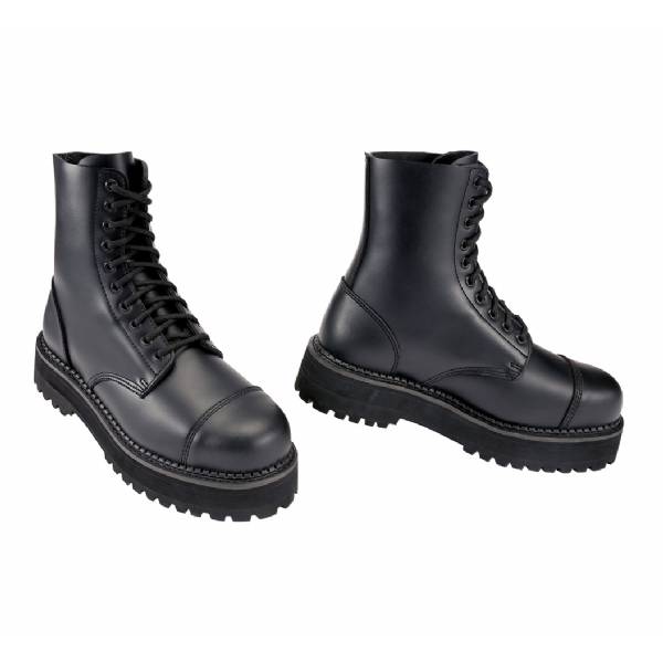 Anfibi Militari in Pelle Plateau 10 Buchi - Brandit