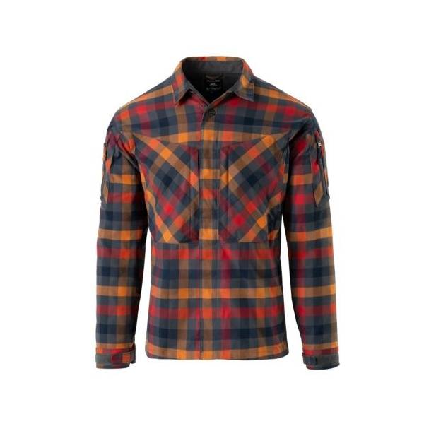 Camicia MBDU in flanella - Dark Autumn Checkered - Helikon-Tex