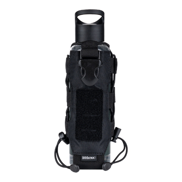 Portabottiglie MOLLE regolabile - Nero - 101 INC