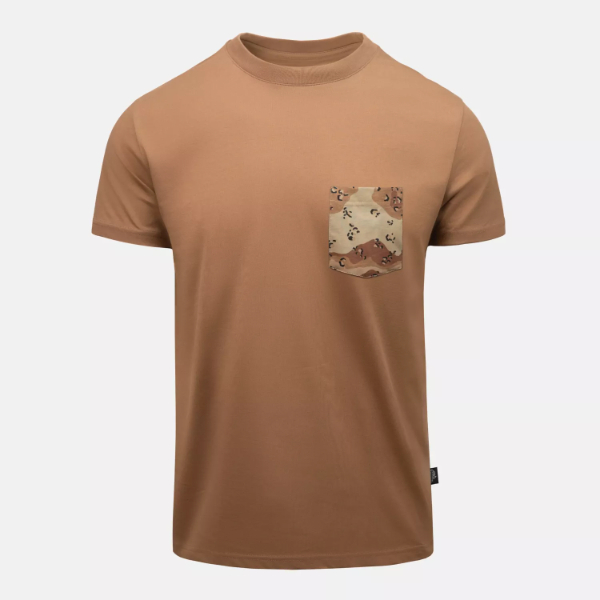 T-shirt (6 Color Desert Pocket) Mud Brown - Helikon Tex