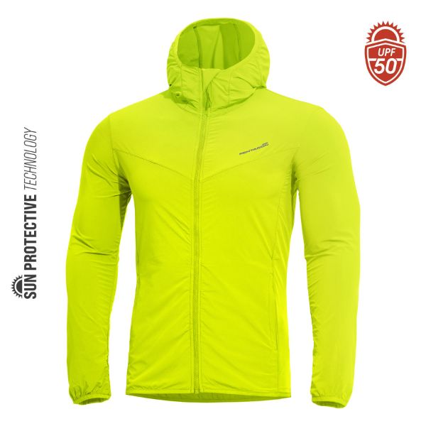 Giacca Helios Protezione Solare UPF 50+ Giallo Fluo - Pentagon