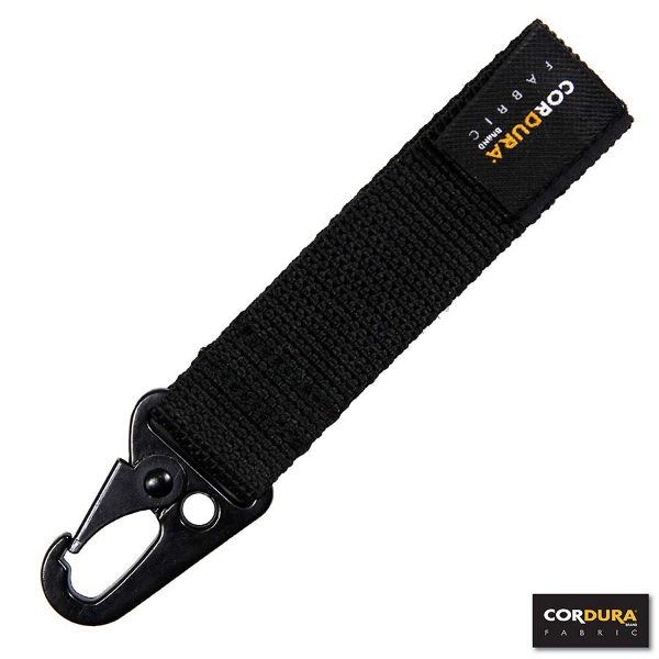 Moschettone Molle in Cordura - Nero - 101 INC