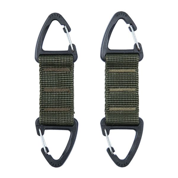 Moschettone Doppio Molle 2 pezzi - Od Green - 101 INC