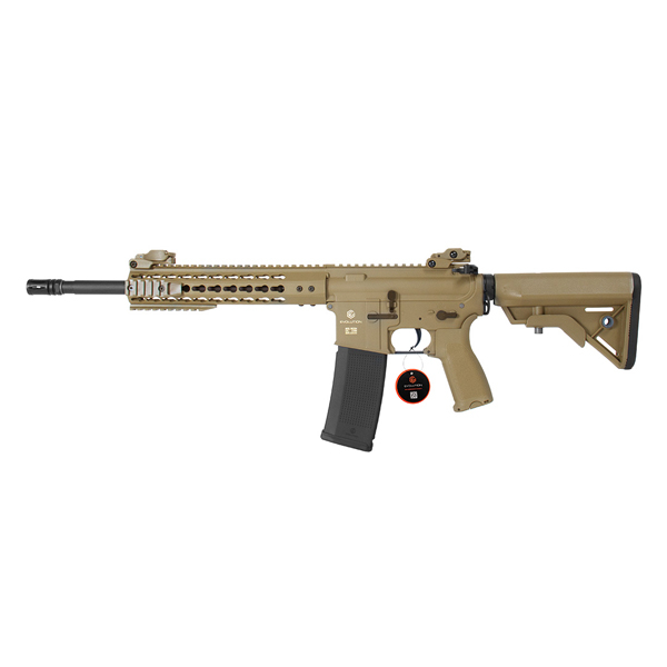 Fucile elettrico Recon 14.5” Carbontech KeyMod Tan - Evolution