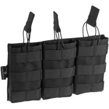 Porta Caricatori Triplo 5.56 - Nero - Invader Gear