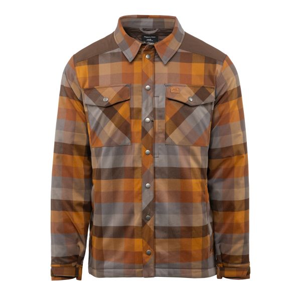Camicia invernale Warden - Light Brown Plaid - Helikon-Tex