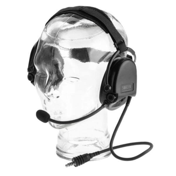 Cuffie Supreme MIL CC Neckband Nere - Sordin
