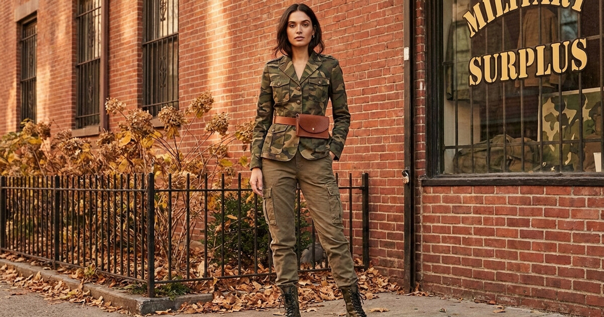 Moda militare al femminile, lo stile comodo e versatile