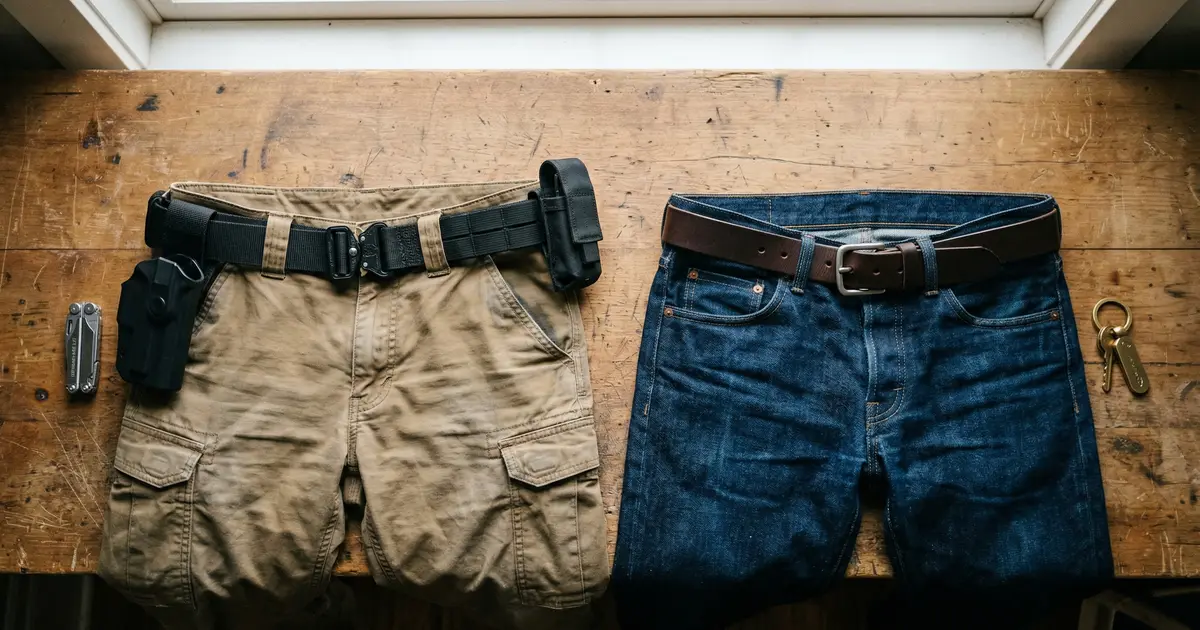 Cintura tattica o everyday: quando serve davvero e come scegliere