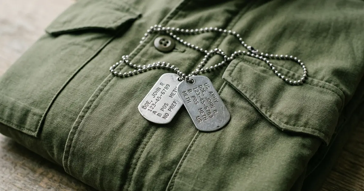 Piastrine militari: significato, simbolo e differenza dai dog tag moda