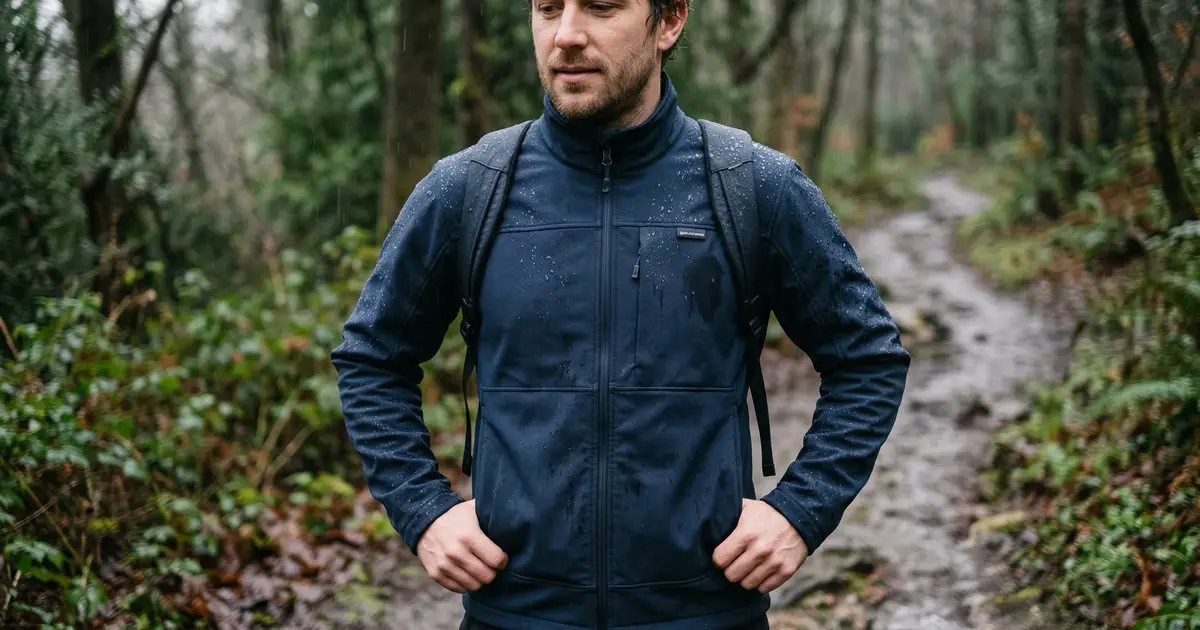 Softshell pioggia leggera: limiti reali tra acqua, vento e movimento