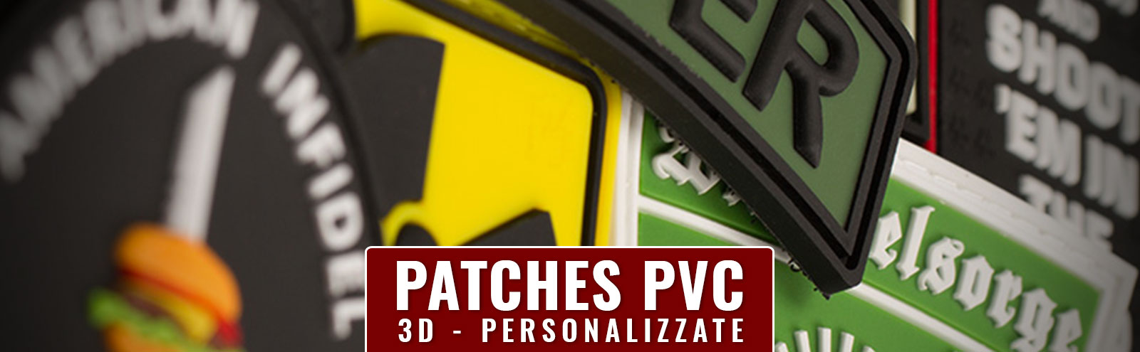 Realizzazione Patch PVC Personalizzate 3D/2D